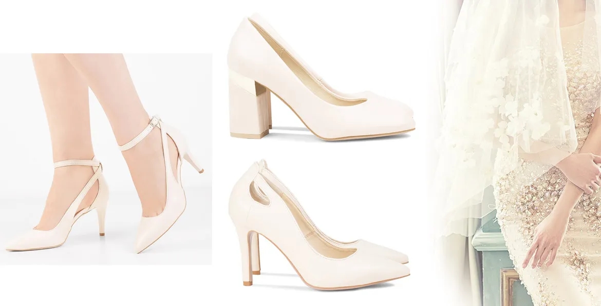 Jakie buty do sukni ślubnej ivory? Idealne kolory i style, które oczarują